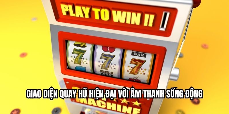 जीवंत ध्वनि के साथ आधुनिक स्लॉट इंटरफ़ेस